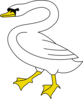 Swan 6 Clip Art