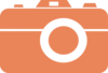 Orange Camera Thanks Clip Art