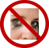 No Sign Mascara Run Clip Art
