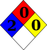 Nfpa Diamond 2-0-0 Clip Art