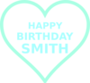 Smith Bday11 Clip Art