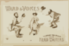 Ward & Vokes In A Brand New Frolic The Head Waiters Clip Art