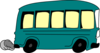 Blue Bus Clip Art