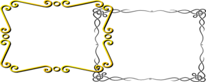 Vine Suround Black Clip Art
