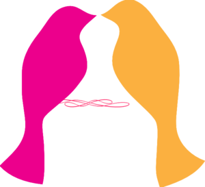 Pink Orange Birds Clip Art