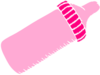 Baby Bottle Pink Clip Art