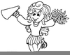 Cheerleading Phrases Clipart Image