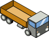 Isometric Truck Clip Art