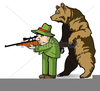 Clipart Of Bear Hunter Image