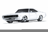 Dodge Charger Cartoon Clipart Image