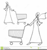 Shopping Girls Clipart Image