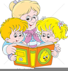 Grandma And Grandchildren Clipart Image