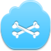 Free Blue Cloud Bones Image