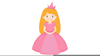 Cute Princess Fairies Clipart Image