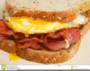 Bacon Sandwich Clipart Image