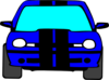 Blue Car Clip Art