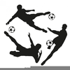 Corner Kick Clipart Image