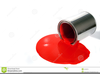 Spilled Paint Clipart Image