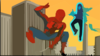 Spidey Vs Electro Clip Art