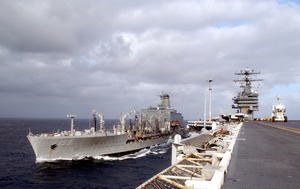 The Military Sealift Command Replenishment Oilier Usns Tippecanoe (t-ao 199) Image
