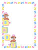 Twin Baby Shower Clipart Image