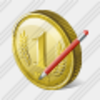 Icon Coin Edit Image