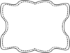 Wavy Stitched Frame Med Image