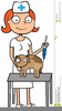 Female Veterinarian Clipart Image