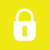 Yellow Lock Icon Clip Art