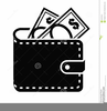 Money Black And White Clipart Image