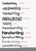 Handwriting Fonts Image