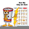 Clipart Of A Battery Image