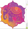 Indian Sari Clipart Image