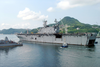 Uss Belleau Wood (lha 3) Departs Sasabo, Japan. Image