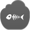 Fish Skeleton Icon Image