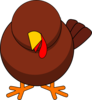 Turkey Without Eyes Clip Art