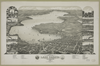 Bird S Eye View Of Lake Geneva, Walworth Co., Wis. 1882 Image