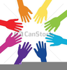 Free Clipart Linked Hands Image