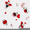 Free Ladybug Border Clipart Image