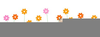 Flower Dividers Clipart Image