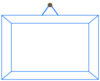 Blue Hanging Frame Clip Art