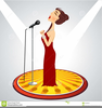 Female Opera Singer Clipart Image