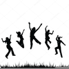 Clipart Of People Jumping Image