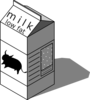 Low Fat Milk Clip Art