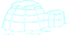 Snowy Igloo Clip Art