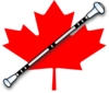 Baton & Maple Clip Art