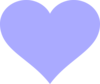 Blue Heart Clip Art