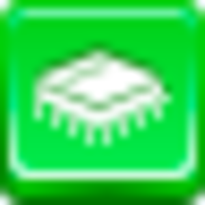 Free Green Button Microprocessor Image