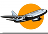 Airplane With Banner Free Clipart Image