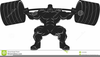 Clipart Weightlifter Image